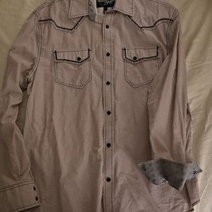 Men's Moonshine Spirit Western Snap Shirt- Size Medium